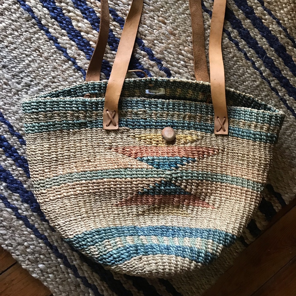 Woven Jute/Sisal Purse